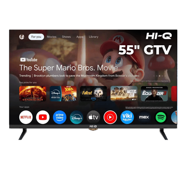 HI-Q 55″ GTV Google TV (64 GB Storage) 1